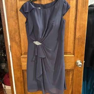 JJHouse dusty blue dress worn once for rehearsal dinner